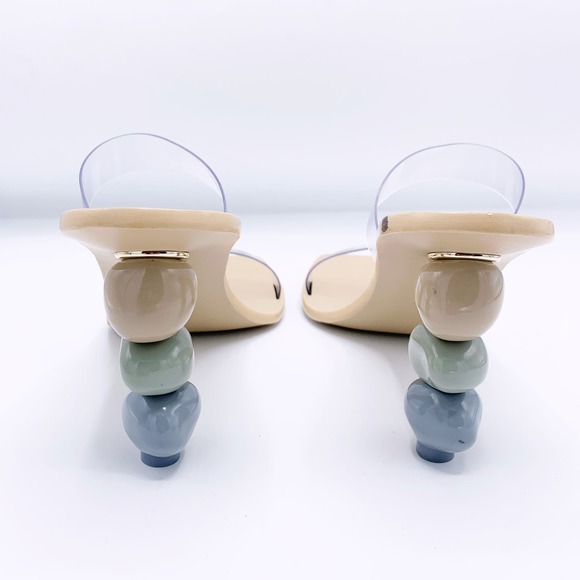 CULT GAIA Meta Bauble-Heel Vinyl Mules - Picture 8 of 14